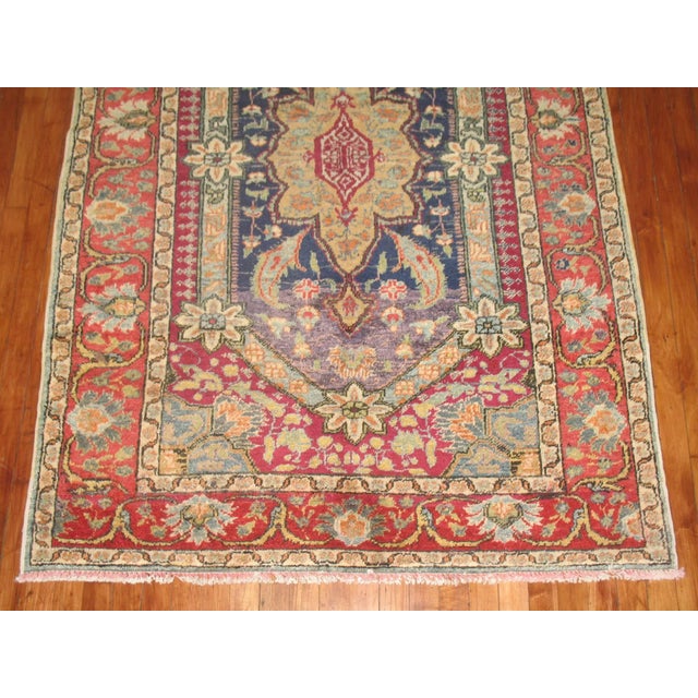 Early 20th Century Turkish Kula Carpet For Sale In New York - Image 6 of 6
