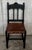 19th Carved French Oak Brown Leather Lion Dining Chairs, Henry II For Sale - Image 10 of 18