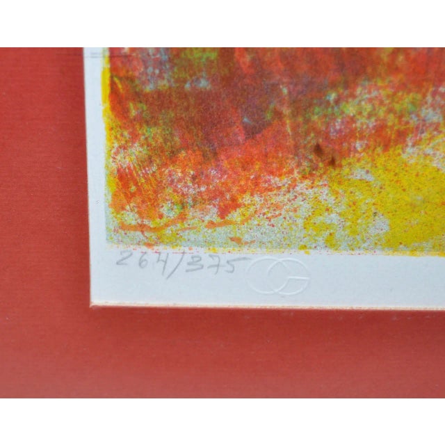 Victor Zarou Vintage Color Lithograph C.1970 For Sale - Image 4 of 8