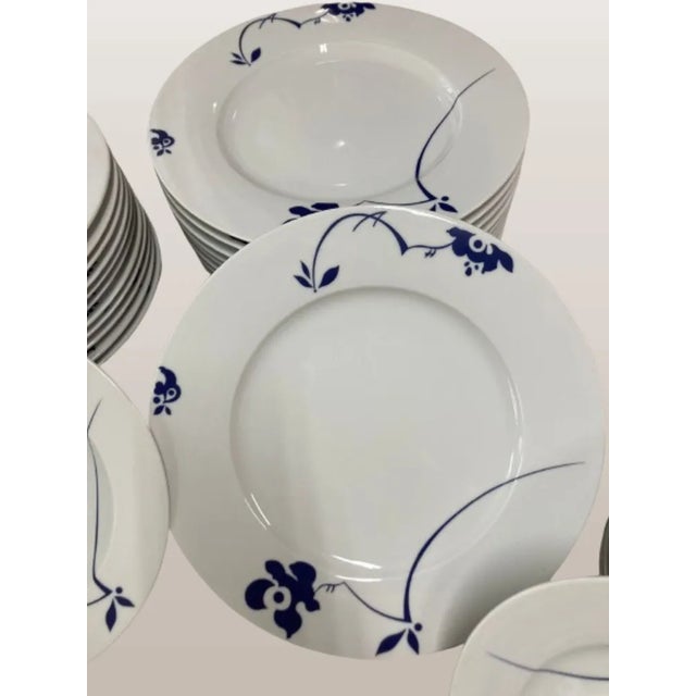 Vintage CZECH BOHEMIA Glazed Porcelain table set SET 52, Czechoslovakia, 1980s Incredible Czech porcelain dinner set with...