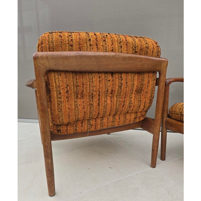 Scandinavian Modern Teak Lounge Chairs, Denmark, 1970s, Set of 2 For Sale - Image 10 of 14
