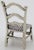 1970s Vintage Italian Handmade Genuine Silver Chair Dollhouse Miniature From Tuscany, 1970s Solid 800 Silver Miniature Furniture and Decor For Sale - Image 5 of 10