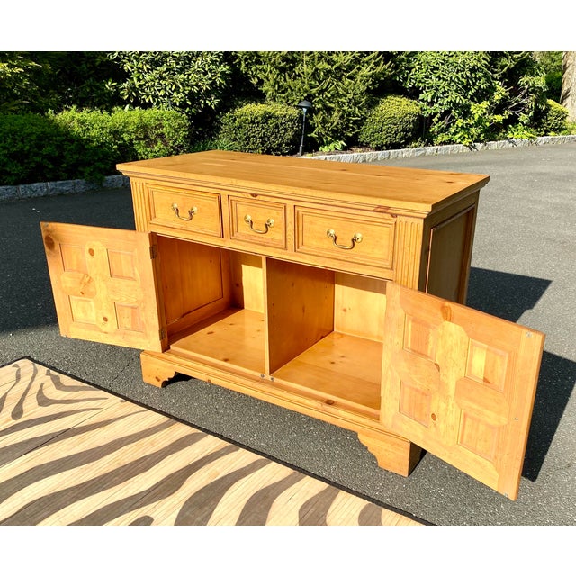 Baker Milling Road English Traditional Pine Sideboard Chairish