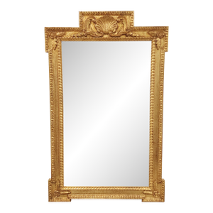 Vintage Giltwood Mirror With Seashell Motif