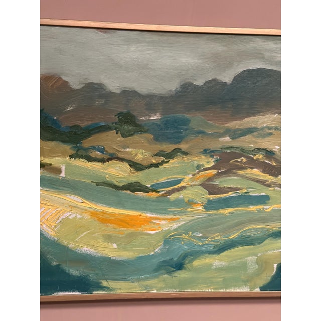 Lars Stocks, Landscape, 1971, Oil Painting on Panel, Framed For Sale - Image 14 of 18