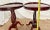 Vintage Mersman Accent Oval Side Tables, Lyre Harp Base, Mahogany Set of Two For Sale - Image 12 of 18
