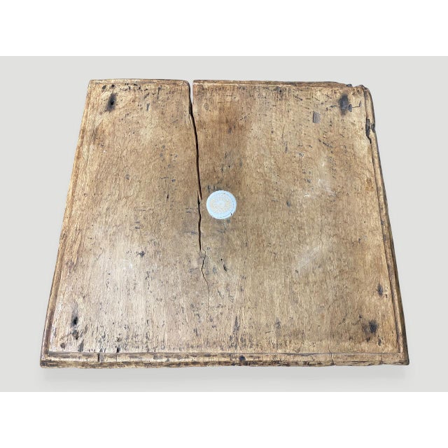 Antique Teak Wood Colonial Side Table For Sale - Image 18 of 18