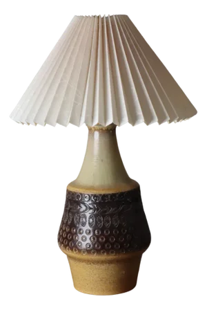 Ceramics Table Lamp Aus from Søholm / Stentöj Bornholm, 1960s