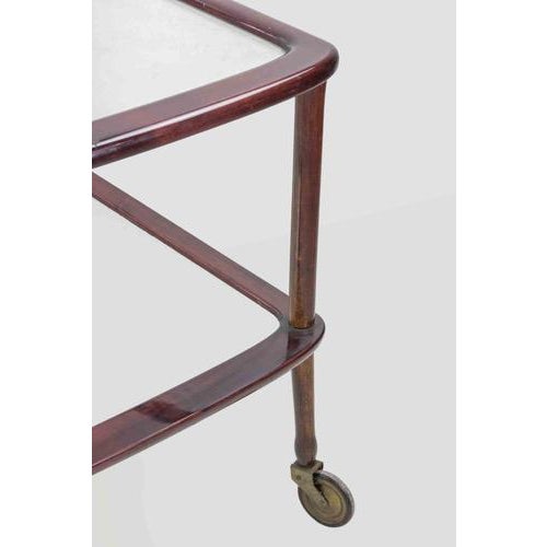 Cesare Lacca Serving Trolley by Cesare Lacca, Italy, 1950s For Sale - Image 4 of 9