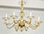 Eight-Arm Amber-Colored Murano Glass Chandelier For Sale - Image 10 of 10