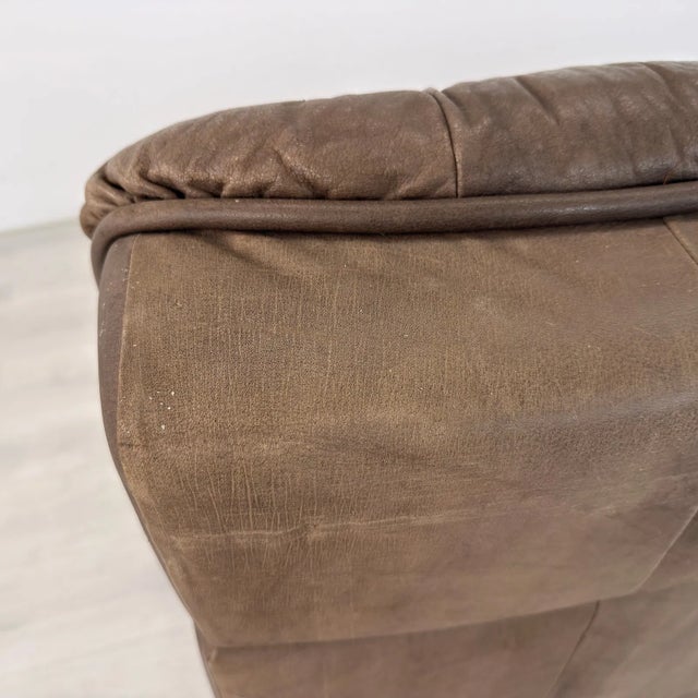 1970s De Sede Style Patchwork Leather Three-Piece Modular Sofa For Sale - Image 16 of 17