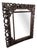 Large 19th Century Baroque Carved Wooden Mirror For Sale