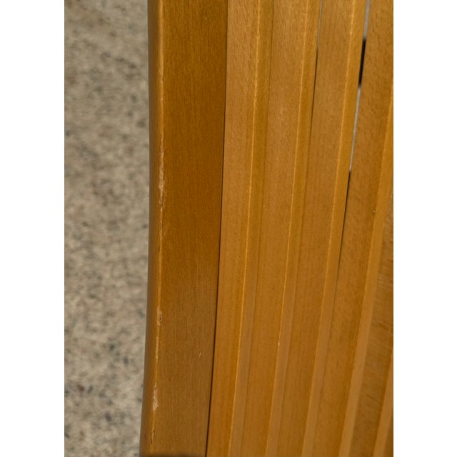 Late 20th Century Set of 4 Postmodern Italian Slatted High-Back Dining Chairs by Pietro Costantini For Sale - Image 15 of 18