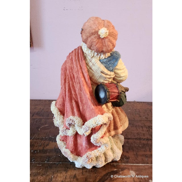 Very detailed and very colorful resin Christmas Holiday statue of Santa Claus, Imported by Wong's International in the...