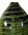 This large ceramic vase features a high-fire incised pattern and a green glaze. This artisan made piece is from the Prem...