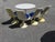 Mid-Century Modern Vintage Tulip Chairs and Dining Table in the Style of Eero Saarinen, 1970s, Set of Acrylic Top For Sale - Image 3 of 17