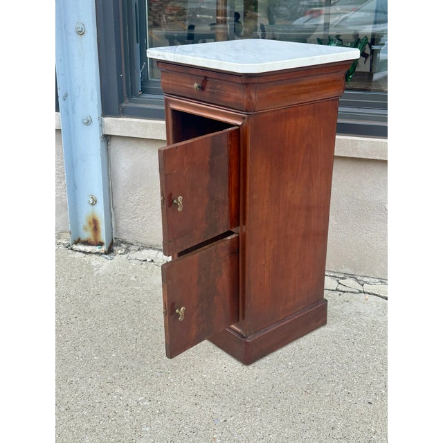 Wood 19th Century Loius Phiilippe Nightstand For Sale - Image 7 of 11