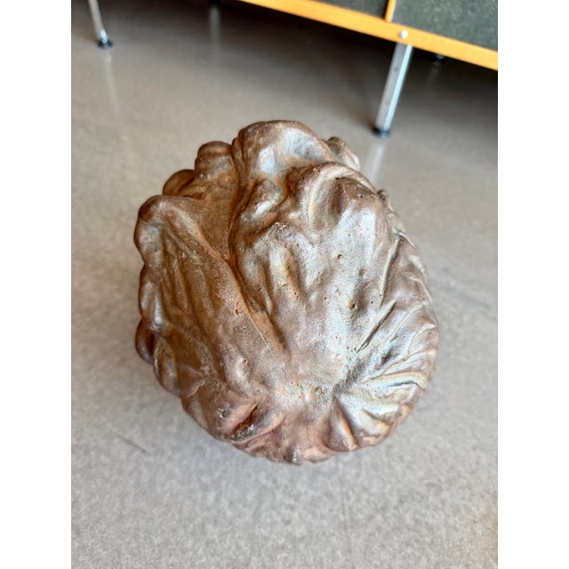 Vintage Bronze Head Fragment Life-Size Figure Bust For Sale - Image 9 of 11