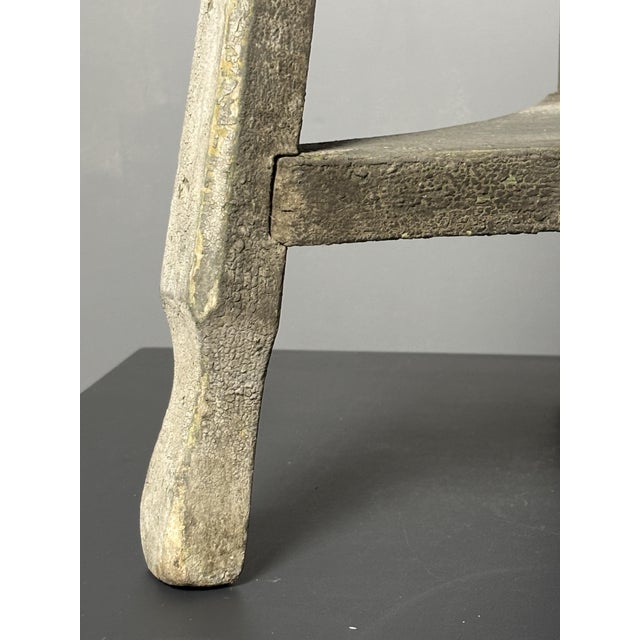 Early 20th Century Antique Wabi-Sabi Rustic Patinated Farmhouse Tripod Worker's Stool, 1900s For Sale - Image 5 of 18