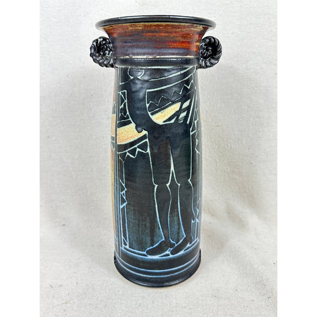 Vintage signed art vase. This is a pre-owned item so please see all pictures and ask any questions.