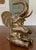 Vintage Solid Brass Sitting Elephant Statue or Bookend for Palm Beach Regency, British Colonial, Hollywood Regency and Chinoiserie Decor For Sale - Image 4 of 9