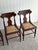 Early 20th Century Vintage Set of 4 Cane Seat Dining Chairs For Sale - Image 5 of 11