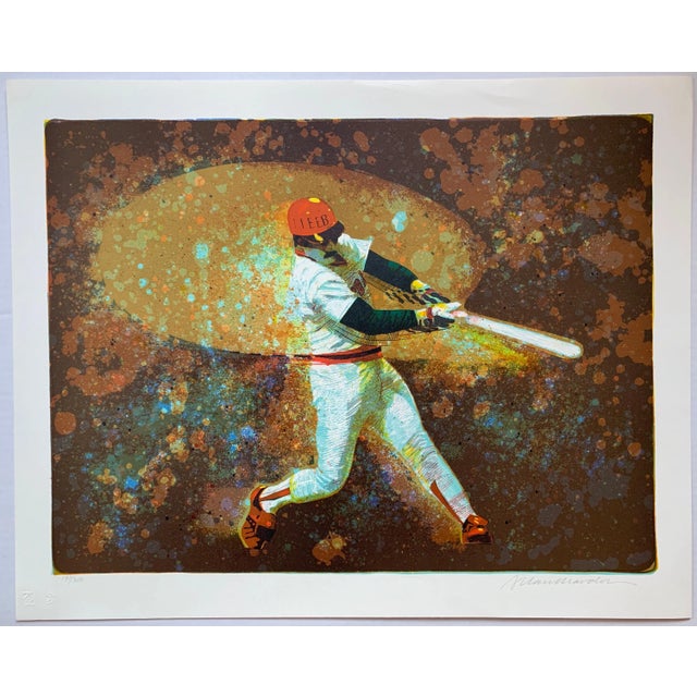 Lithograph that is signed and numbered.