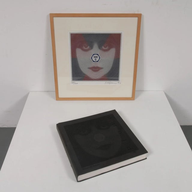 German Art Book and Silk Screen Set by Roger Pfund for Teunen & Teune, 1993, Set of 2 For Sale - Image 11 of 12