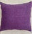 Berber Tribes of Morocco Contemporary Purple Silk Sabra Pillow Covers- a Pair For Sale - Image 4 of 8