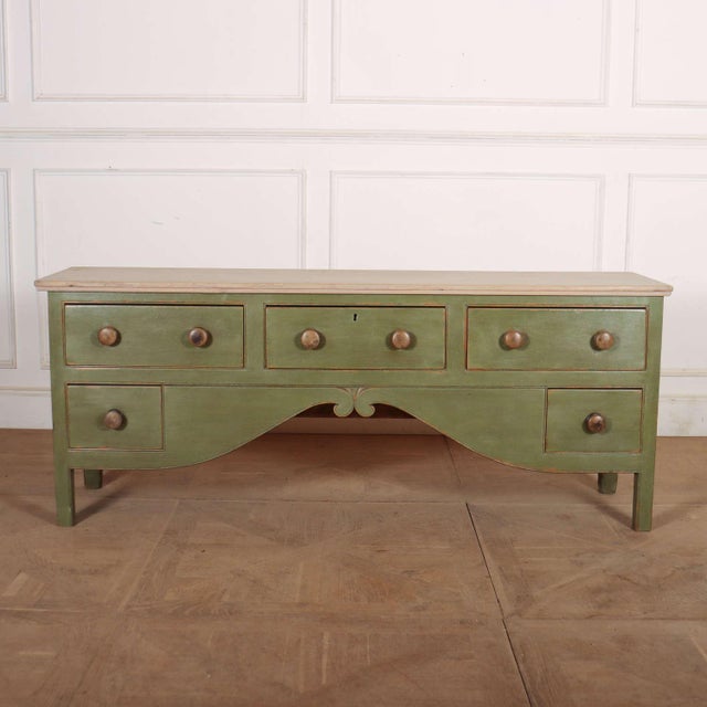 West Country Painted Dresser Base For Sale - Image 9 of 9