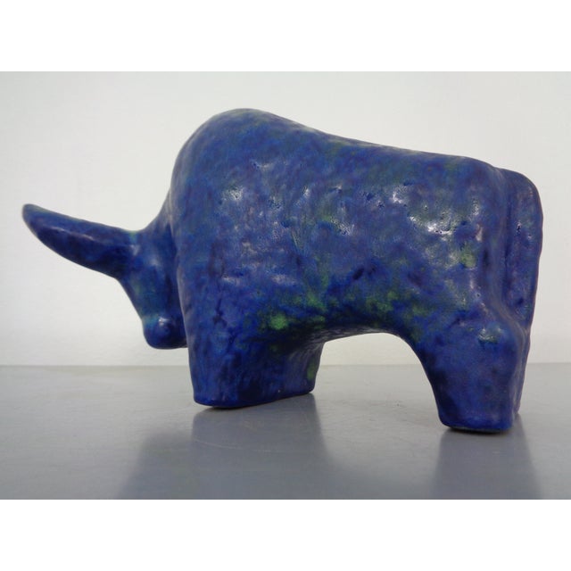 1960s Large Studio Ceramic Bull from Otto Keramik, 1960s For Sale - Image 5 of 18
