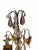 Pair 3-Arm French Gilt Brass Crystal Fruit and Crystal Candelabra, Made in France, Mid-Century Hollywood Regency For Sale - Image 4 of 12