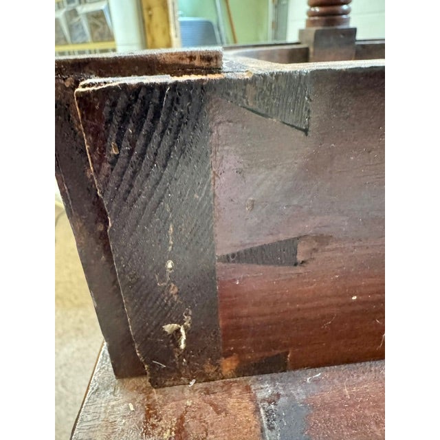 Wood Antique American Early 19th Century Mahogany Sheraton Card or Game Table For Sale - Image 7 of 11