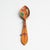 Wood Traditional Rustic Wood Hand Painted Spoon Artwork from Spain, 1970s For Sale - Image 7 of 16