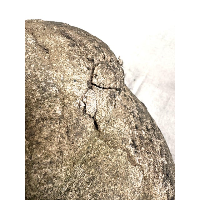 Mid 20th Century Set of Three Cast-Concrete Acorns Suitable for Landscape For Sale - Image 6 of 7