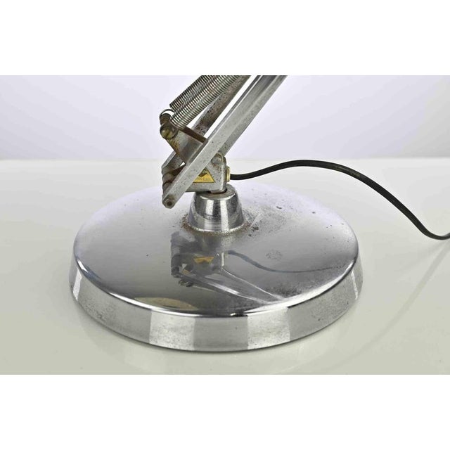 Adjustable Table Lamp in Chromed Metal, Italy, 1970s For Sale - Image 6 of 8