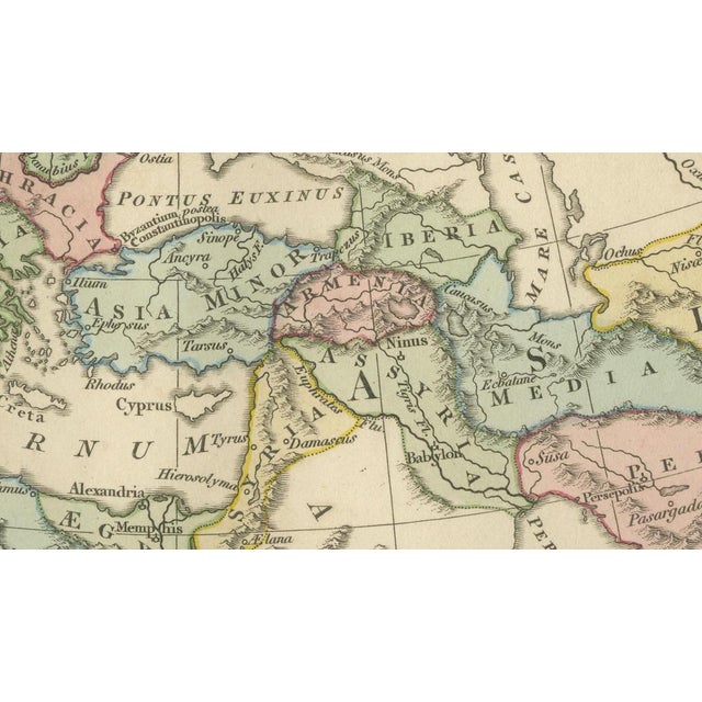 Antique Map of Ancient Empires Imperiorum Antiquorum by Wilkinson, 1821 For Sale - Image 9 of 12
