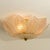 Pink and Clear Glass and Brass Flower Chandelier in the style of Barovier, 1960s For Sale - Image 4 of 11
