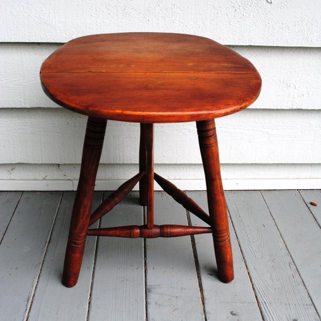 Cushman Colonial Creation Drop Leaf 3 Legged Table Chairish