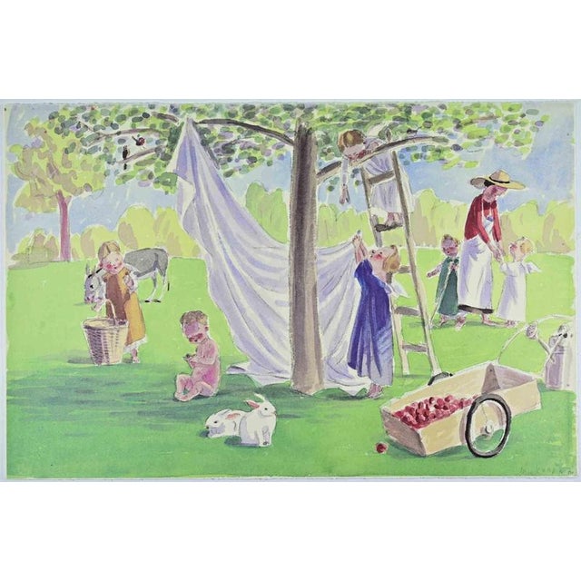 Lithograph on paper realized by Jan Knap in 1999. Signed in the plate. Plate from the Suite "Ordered Melody", published by...