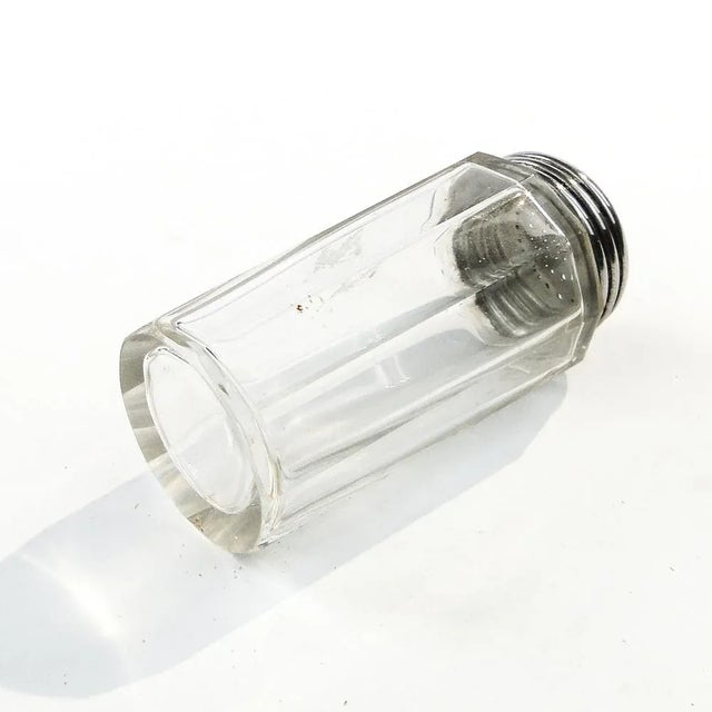 Art Deco Crystal Salt Holder, United Kingdom, 1950s, in Very Good conditions. Designed 1950 to 1959