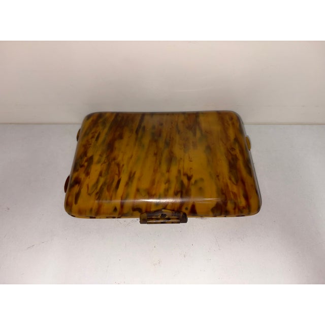 Vintage Bakelite Makeup Box, 1920 For Sale - Image 3 of 10