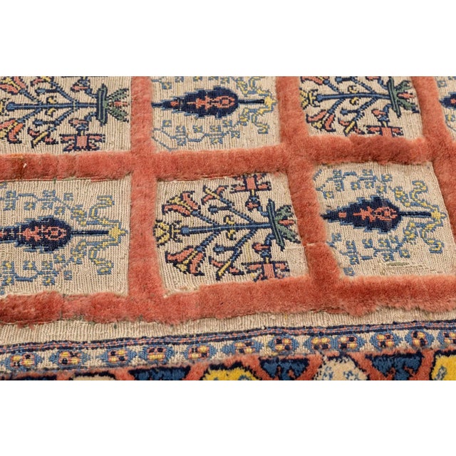 Ivory 1960s Vintage Persian Gabbeh Rug 2'9'' x 5'7'' For Sale - Image 8 of 11