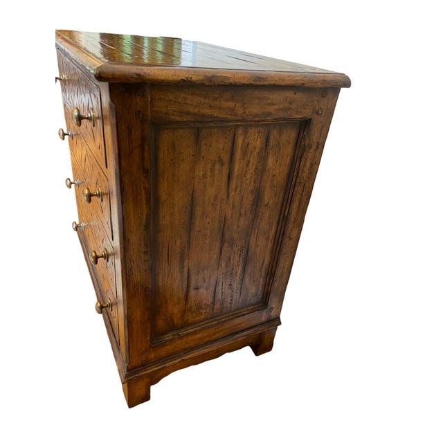 Quick Hits: Bedside table with carved basketweave drawer fronts Attributed to Scarborough House Style: English Traditional...