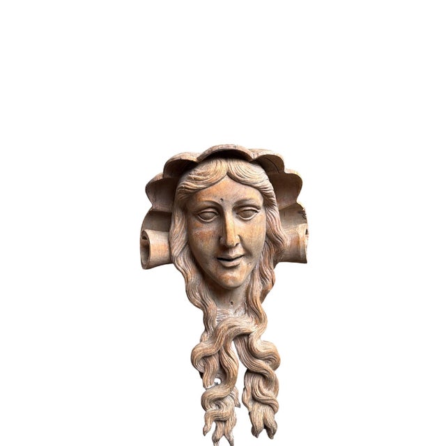 Wood Carving God and Goddess of Wine Bacchus Dionysous Ariadne For Sale - Image 9 of 11