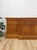 Mid-Century Modern Antique Style Oak Office Credenza With Locking Doors and Finished Back For Sale - Image 3 of 17