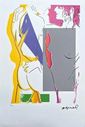 After Andy Warhol, Love With Grey, 1980s, Lithograph