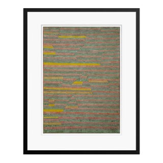 Paul Klee 'Monuments at G' Archival Pigment Print Framed in Black Reproduction For Sale