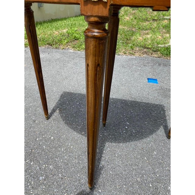 Vintage MidCentury Inlay Folding Game Table Chairish