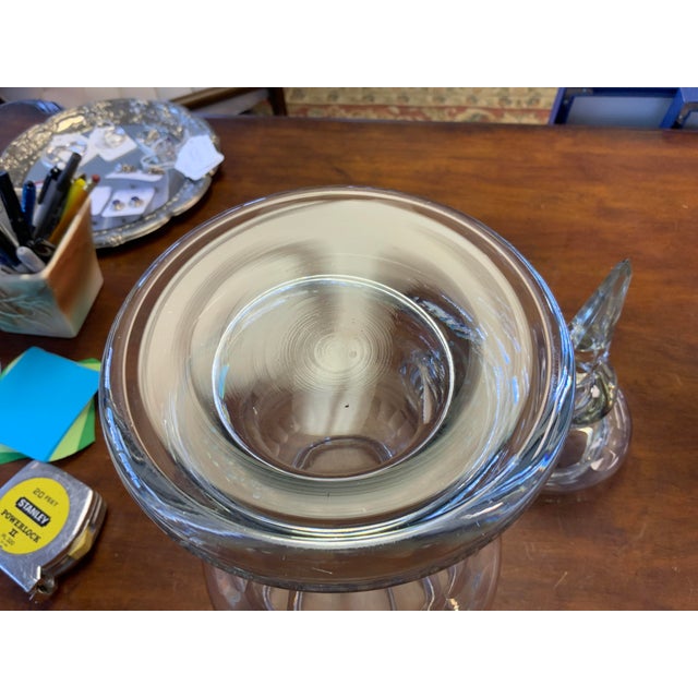 Glass 19th Century Anglo Irish Cut Crystal Sweetmeat Jar For Sale - Image 7 of 8